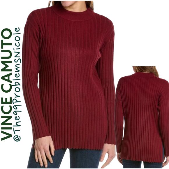 Vince Camuto Ribbed Sweater Tunic - Picture 1 of 6